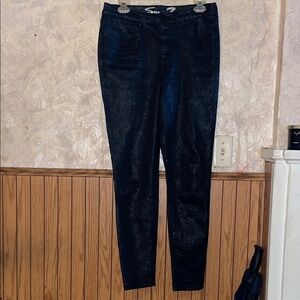 Sexy black snake skin seven7 skinny jeans (8)